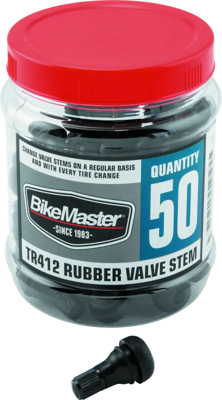 Bikemaster Valve Stem Tr412 Rubber Tub/51 1