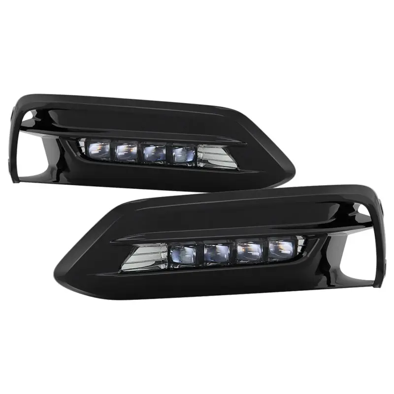 Spyder 18-19 Honda Accord Sedan Oem Led Fog Lights W/Oem Fit Switch - Clear (Fl-Ha2018-4D-Led-C) 1