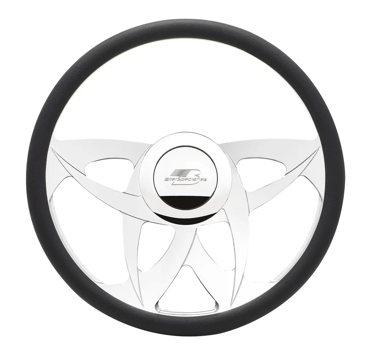 Billet Specialties 34152 Half-Wrap Steering Wheel – Sleek Aluminum Rim With Custom Grip Options 1
