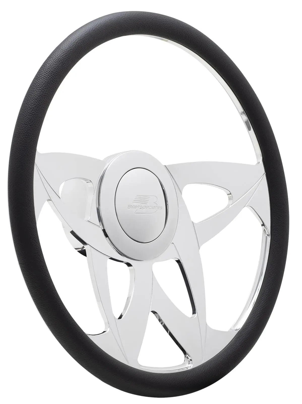 Billet Specialties 34152 Half-Wrap Steering Wheel – Sleek Aluminum Rim With Custom Grip Options 2
