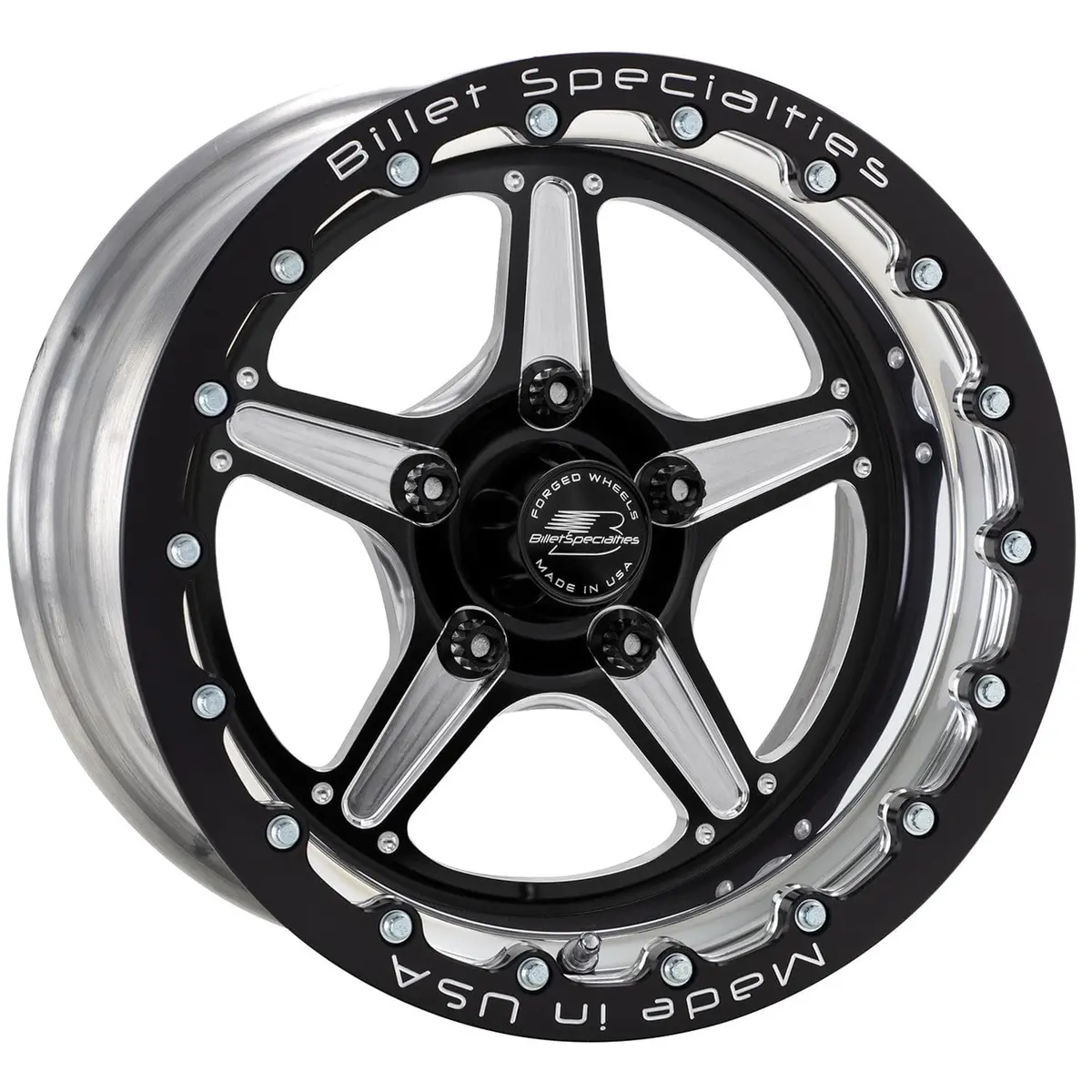 Billet Specialties Brsb23580L6135 Street Lite Beadlock Wheel – Black Finish 1