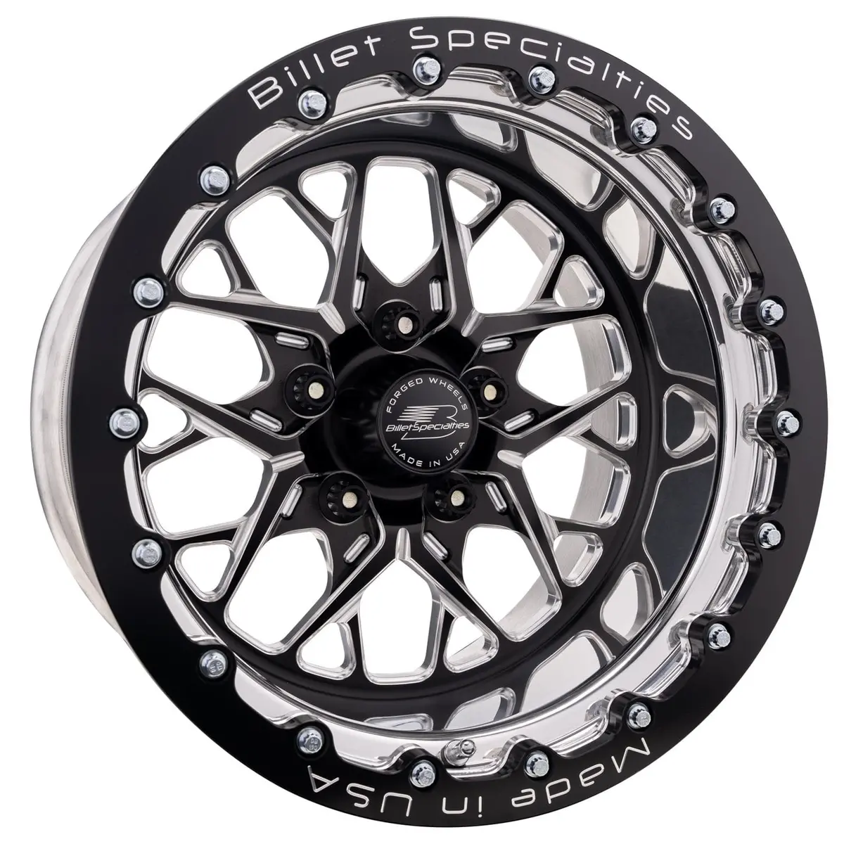 Billet Specialties Brs Series 17-Inch Black Machined Wheels 1