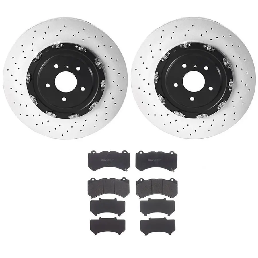 Brembo Kt04316 Brake Pad And Rotor Kit – High-Friction Street And Track Package 1