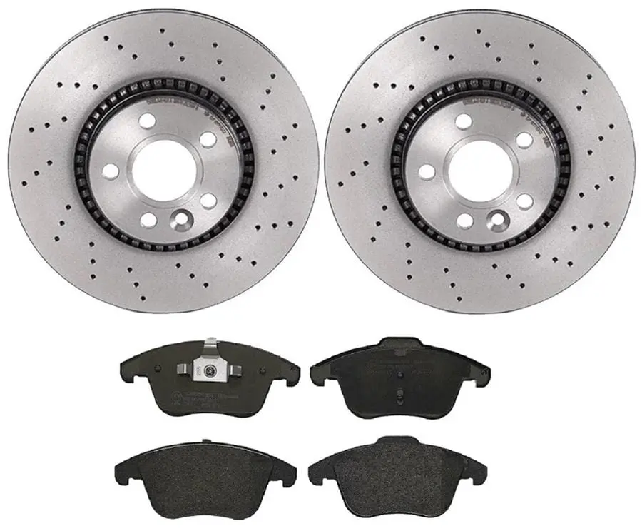 Brembo Ktx4016 Brake Pad And Rotor Kit – Track-Optimized Dual-Compound System 1