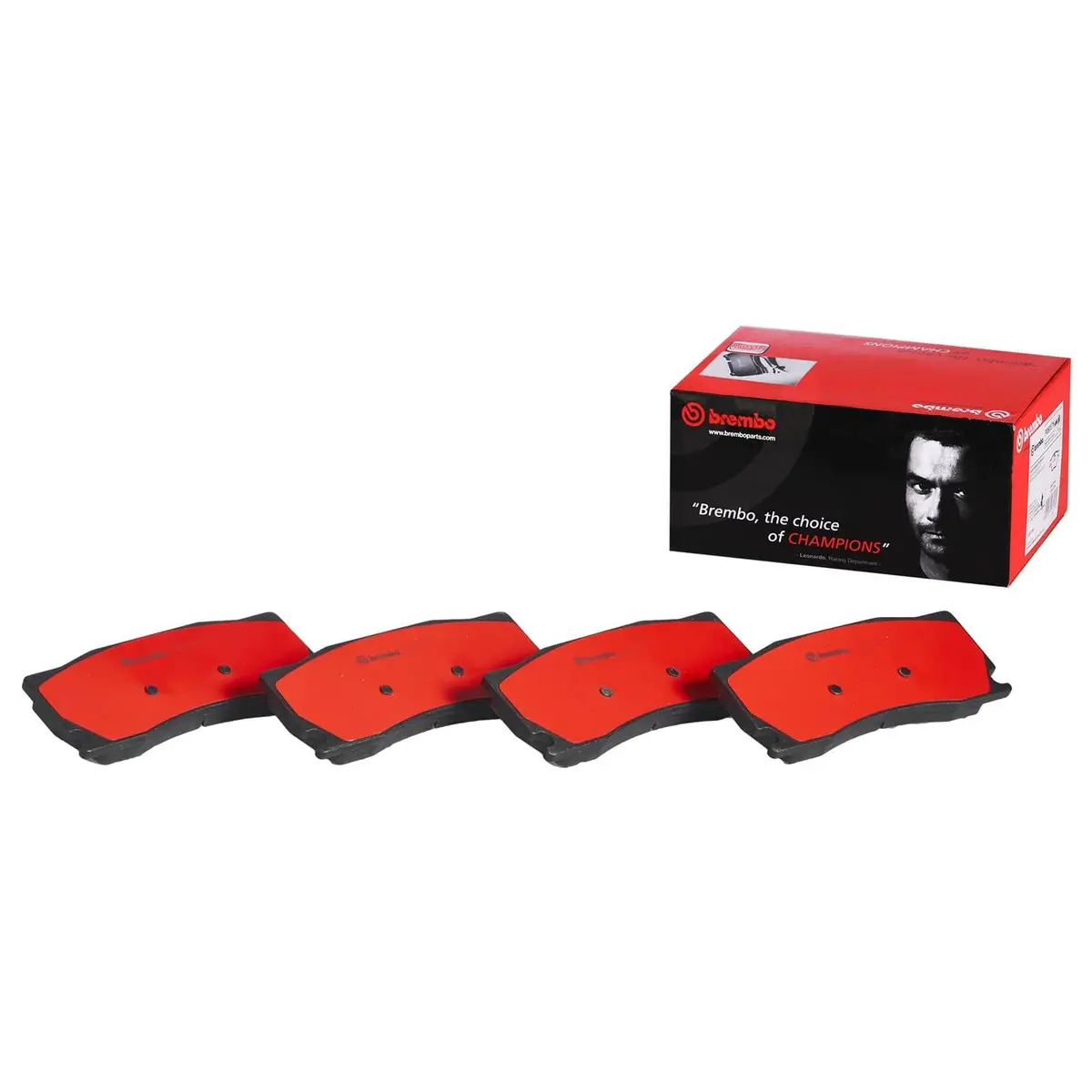 Brembo Nao Ceramic Brake Pads - Quiet, Low-Dust Performance (P36023N) 1