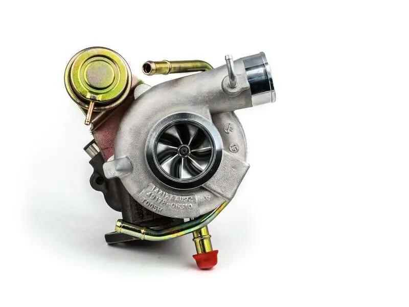 Forced Performance Subaru Sti/Wrx Blue Turbocharger 58Mm Ch8 Cm Turbine Hsg Internal Wg W/Oil Line 1