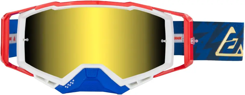 Answer Arc Bolt Goggles Red/White/Blue/Gold - Adult 1