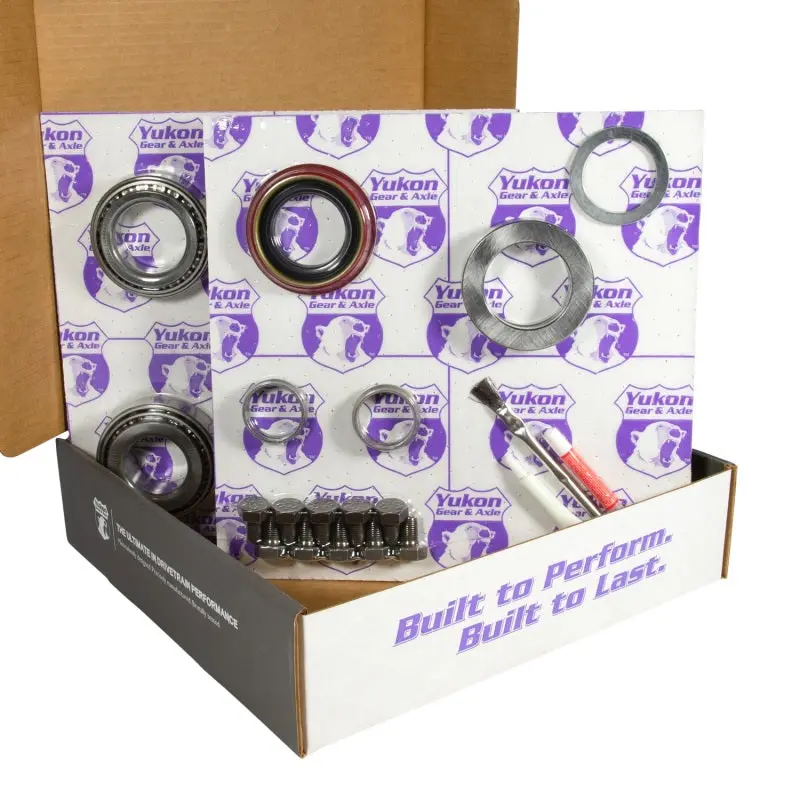 Yukon 8.8In Ford 3.55 Rear Ring & Pinion Install Kit 31 Spline Positraction 2.53In Axle Bearings 1
