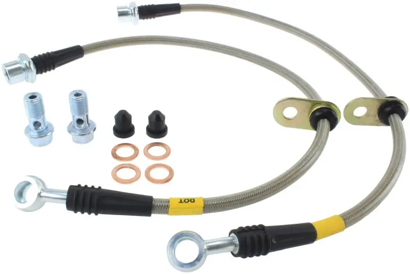 Stoptech 94-99 Toyota Celica Front Stainless Steel Brake Lines 1
