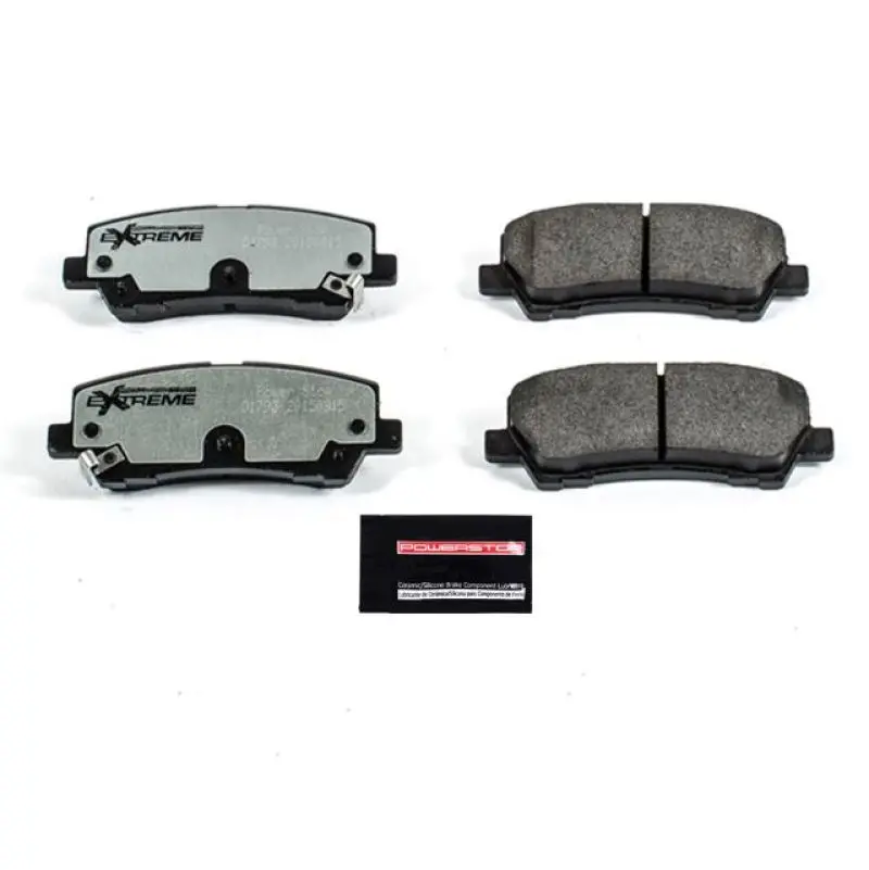 Power Stop 15-19 Ford Mustang Rear Z26 Extreme Street Brake Pads W/Hardware 1