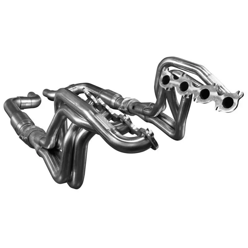 Kooks 2024 Mustang Gt/D.H. 5.0L 4V 2In X 3In Ss Headers W/ H.O Green Catted Connection Pipe 1