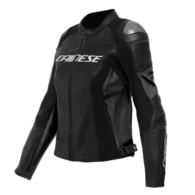 Dainese Racing 4 Lady Leather Jacket Perforated Black/Black Size - 46 1