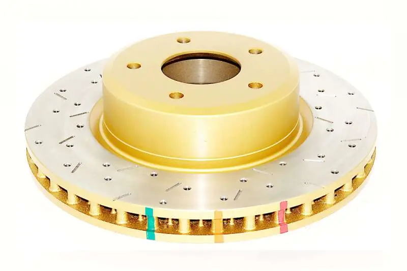 Dba 05 Pontiac Gto Front Slotted & Drilled 4000 Series Rotor 1