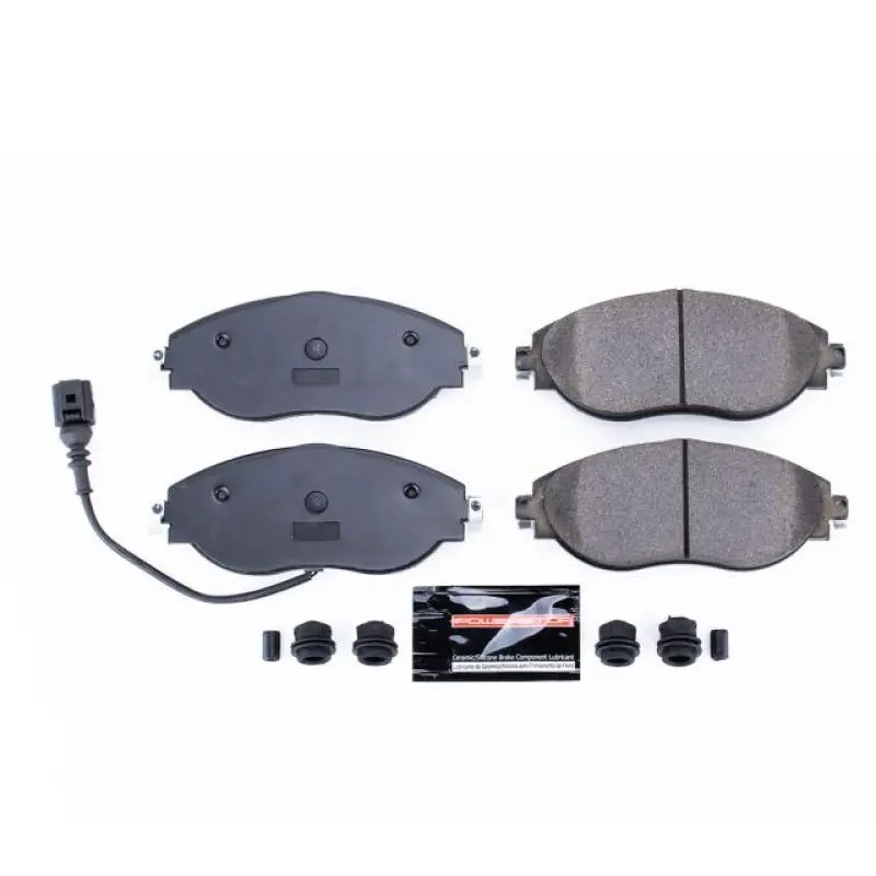 Power Stop 2019 Audi A3 Quattro Front Z23 Evolution Sport Brake Pads W/Hardware 1