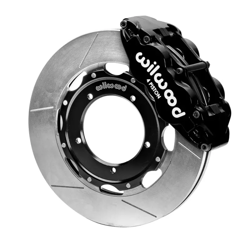 Wilwood 69-74 Porsche 911 Front Superlite Brake Kit 3In Mt Slotted Face - Black 1