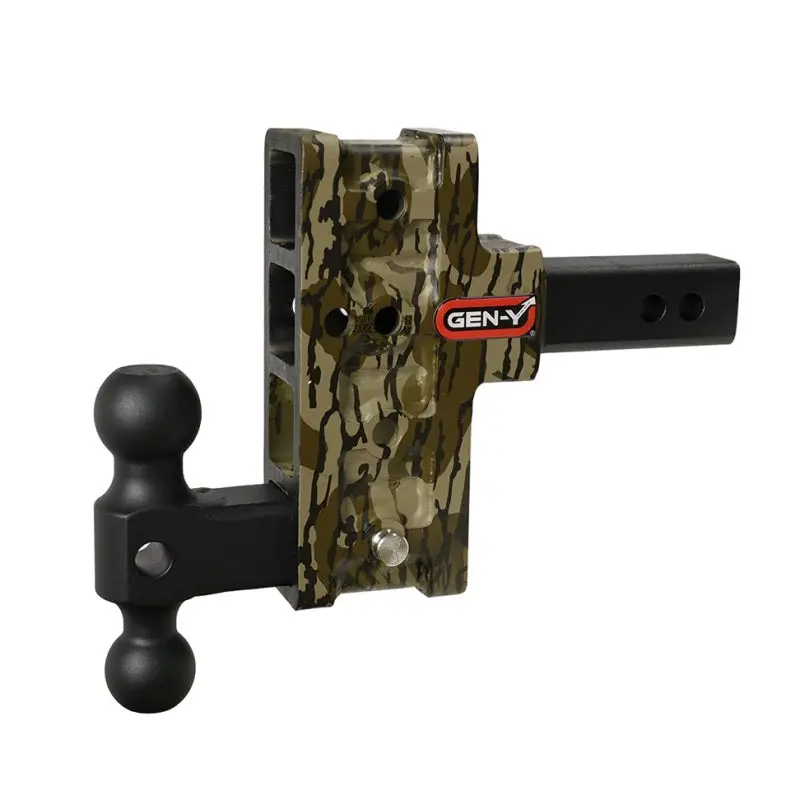 Gen-Y Mega Duty 2In Shank 5In Offset Drop 2K Tw 16K Hitch W/Gh-051 Dual-Ball - Mossy Oak 1