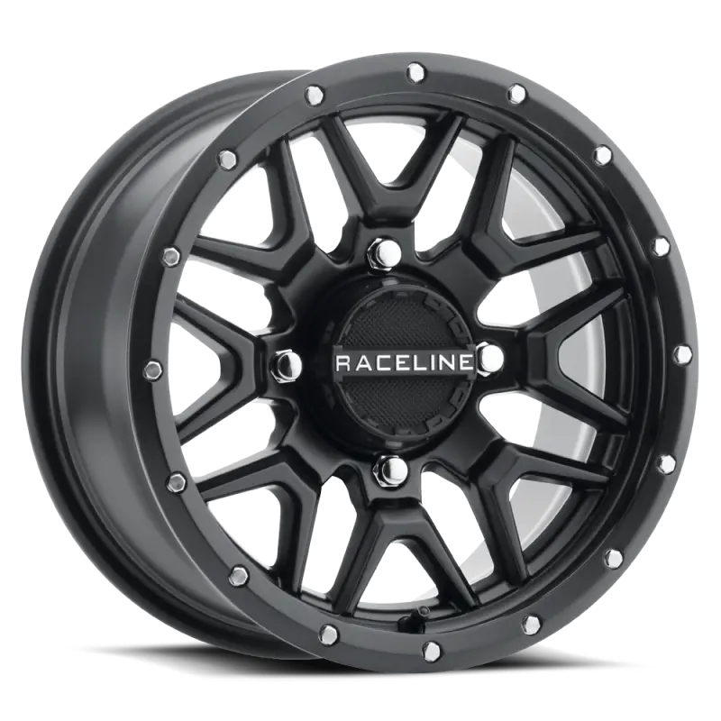 Raceline A94b Krank 14X7in / 4X137 Bp / 38Mm Offset / 110.18Mm Bore - Satin Black Wheel 1