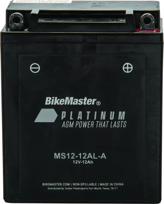 Bikemaster Agm Battery - Ms12-12Al-A 1