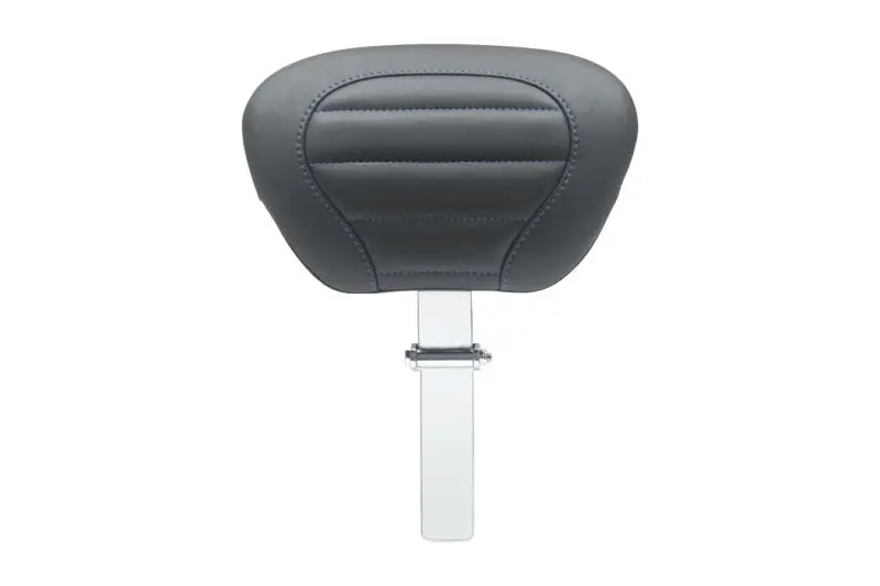 Mustang 08-21 Hd Electra Glide,Rd Glide,Rd King,Str Glide Driver Backrest - Black W/ Blue Stitching 1