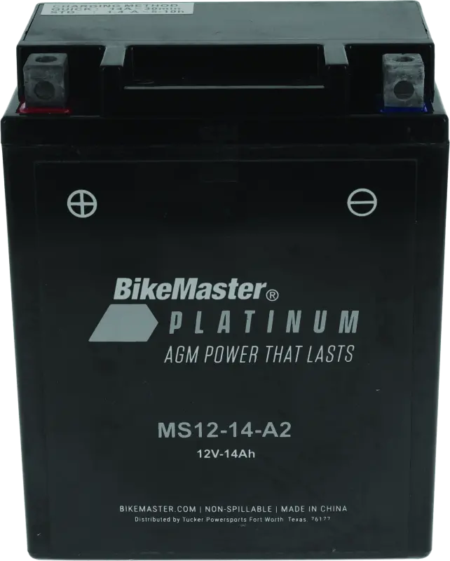 Bikemaster Agm Battery - Ms12-14-A2 1