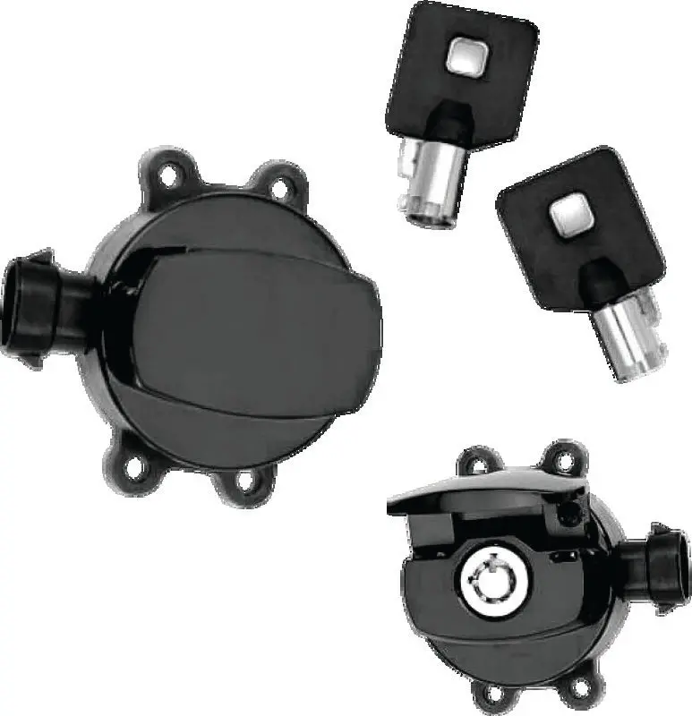 Twin Power 11-17 Softail Black Fatbob Style Ignition Switch 1