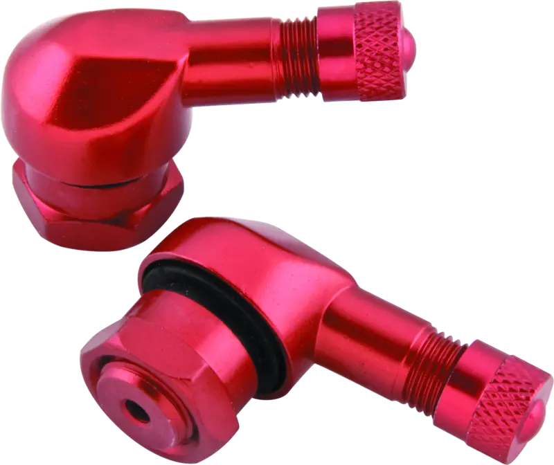 Bikemaster Valve Stem 2/Piece Pack Red 1