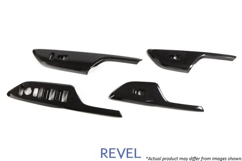 Revel Gt Dry Carbon Window Switch Panels (Fl/Fr/Rl/Rr) 16-18 Honda Civic - 4 Pieces 1