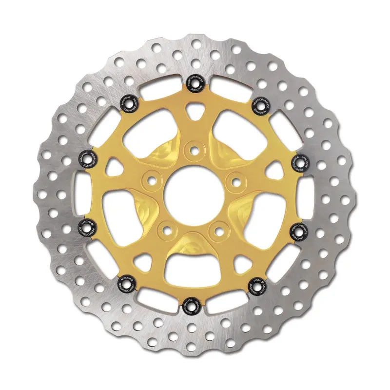 Performance Machine Disc Carr Dominator 11.5In X .20 Ff No O/S Rr - Gold Ano 1