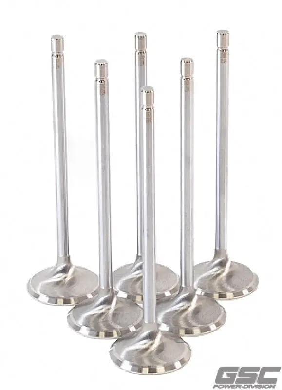 Gsc P-D Toyota G16e-Gts 32.8Mm Head (Std) Chrome Polished Intake Valves - Set Of 6 1