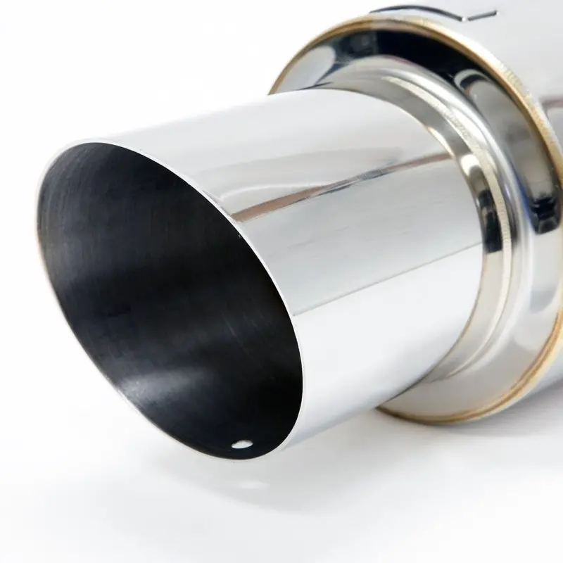 Blox Racing 76.2Mm N1 Angled Tip Muffler Universal 1