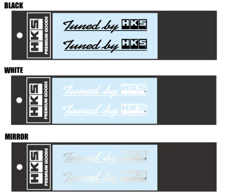 Hks Sticker Tuned By Hks W120 Mirror 1