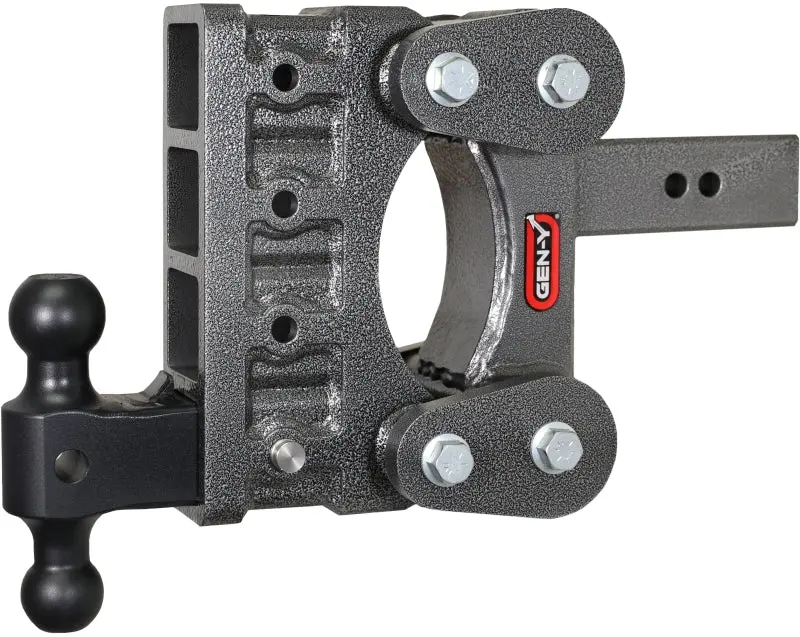 Gen-Y The Boss Torsion-Flex 2.5In Shank 6In Drop 2.4K Tw 21K Hitch W/Gh-061 Dual-Ball 1