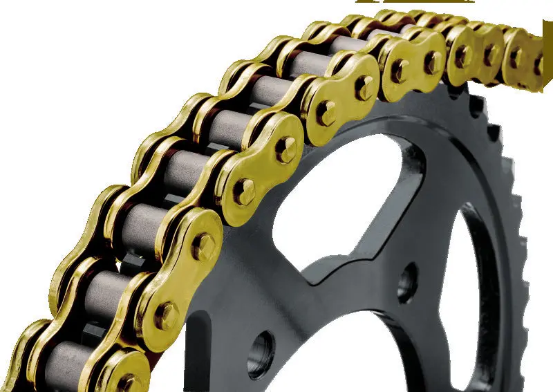 Bikemaster 525X130 Bmor O-Ring Chain - Gold/Gold 1