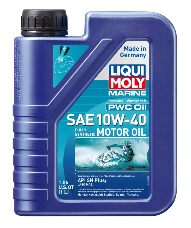 Liqui Moly 1L Marine Pwc Motor Oil Sae 10W40 1