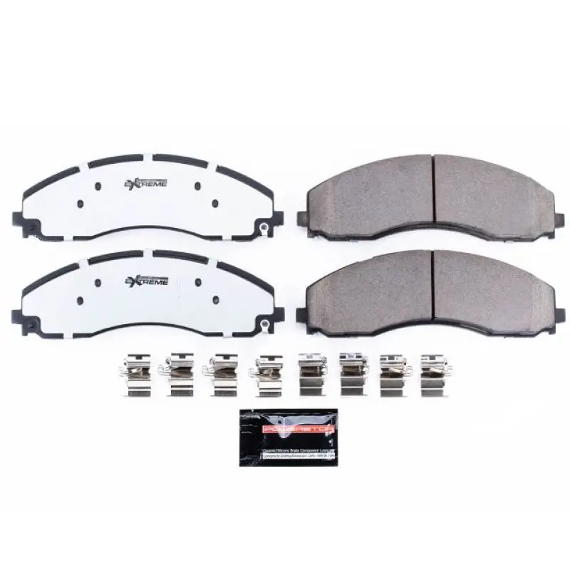 Power Stop 17-19 Ford F-450 Super Duty Rear Z36 Truck & Tow Brake Pads W/Hardware 1