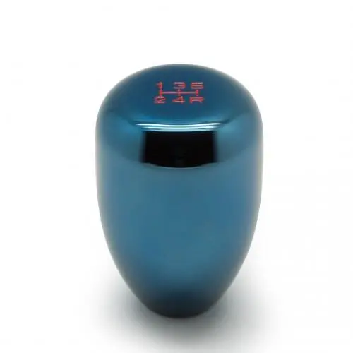 Blox Racing Limited Series 6-Speed Billet Shift Knob - Electric Blue 10X1.5Mm 1