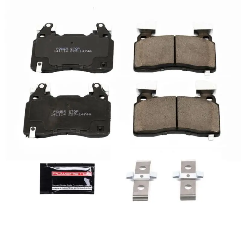 Power Stop 15-19 Cadillac Cts Front Z23 Evolution Sport Brake Pads W/Hardware 1