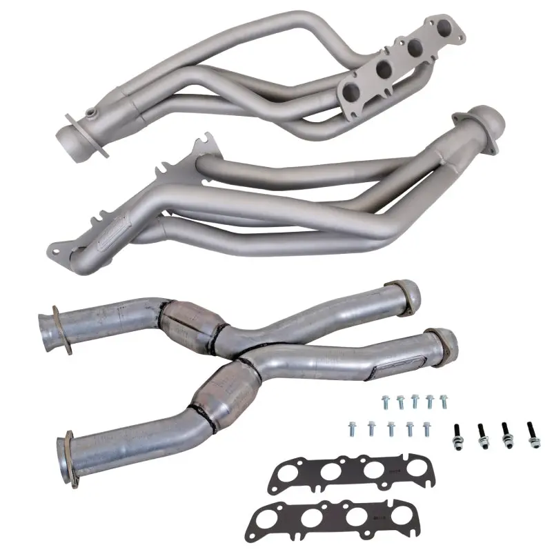 Bbk 86-04 Ford Mustang Coyote Swap 1-3/4In Long Tube Headers W/High Flow Catted X-Pipe (Ti Ceramic) 1