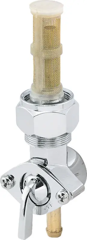 Bikers Choice 75-Up Xl Big Twin Custom Chrome 22Mm Straight Petcock Replaces H-D 62163-75 1