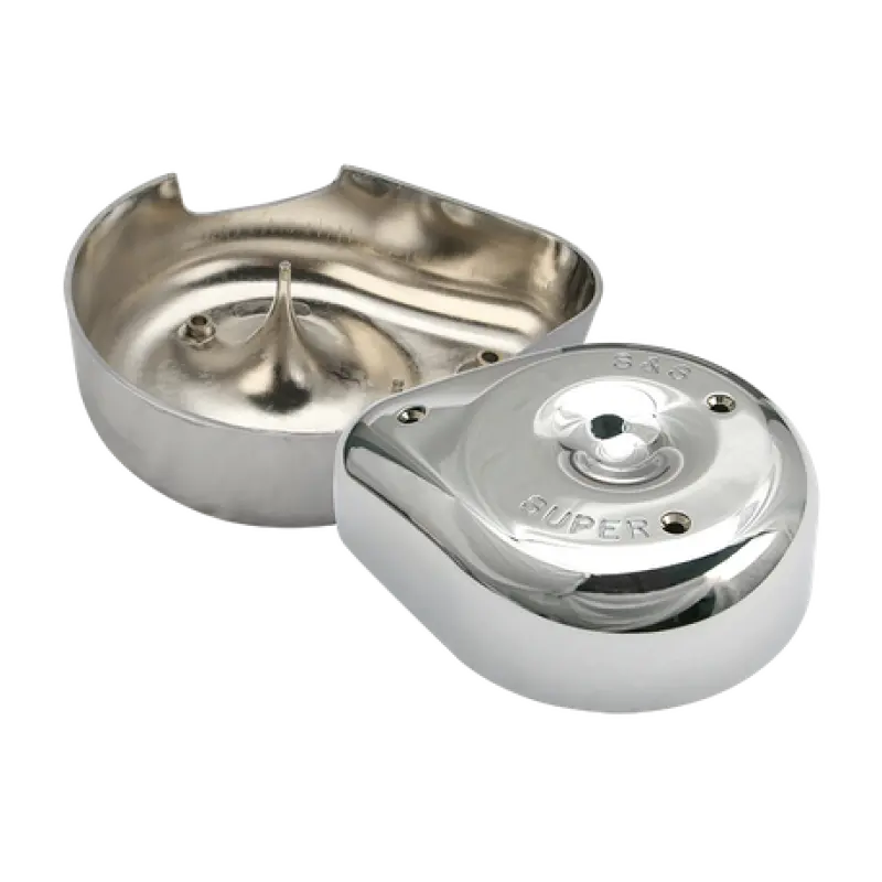 S&S Cycle 66-84 Bt W/ 5 Gal Tanks Notched Teardrop Air Cleaner Cover For Super E/G Carbs 1
