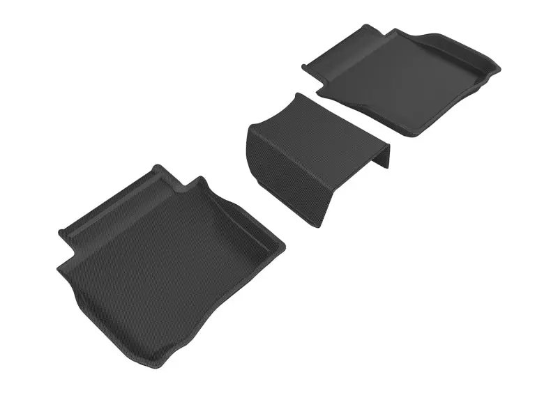 3D Maxpider 2017-2019 Buick Lacrosse Kagu 2Nd Row Floormats - Black 1
