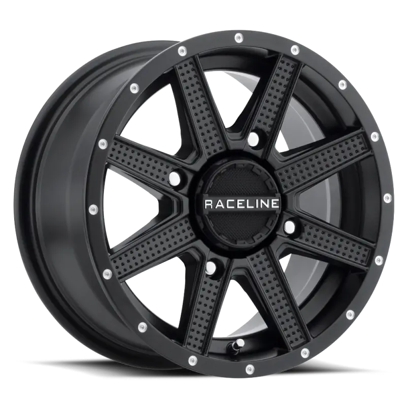 Raceline A92b Hostage 14X7in / 4X110 Bp / 10Mm Offset / 83.8Mm Bore - Satin Black Wheel 1