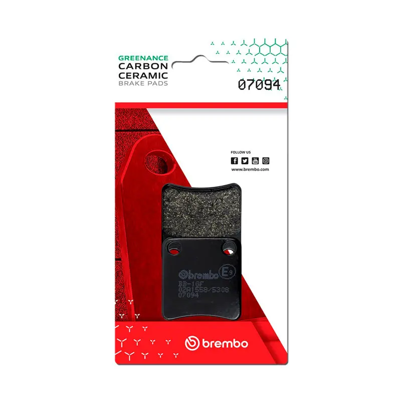 Brembo Oe Honda Dn-01/Honda Fjs/Honda Silverwing/Honda X-Adv/Piaggio X10 Carbon Ceramic Brake Pad 1