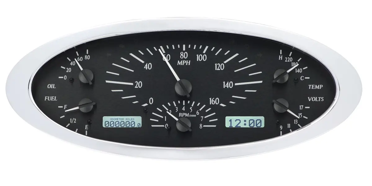 Dakota Digital Vhx-32F-S-W Analog Gauge Cluster – Direct-Fit Modern Instrument System 1