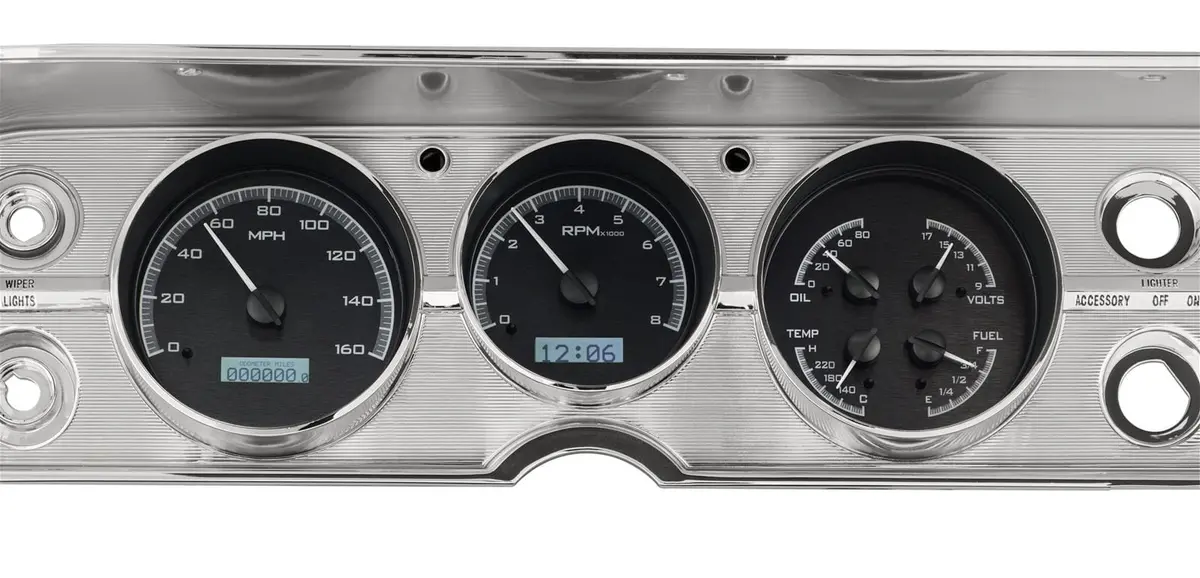 Dakota Digital Vhx Direct-Fit Analog Gauge System – Modern Classic Look 1