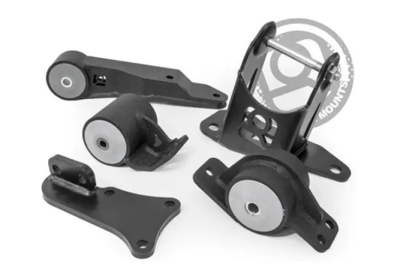 Innovative 00-07 Honda Insight K-Series Black Steel Mounts 75A Bushings (K24 Engine And K20 Trans) 1