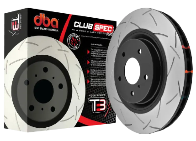 Dba 2020+ Chevrolet Corvette C8 J55 Z51 Front Slotted 4000 Series Rotor 1