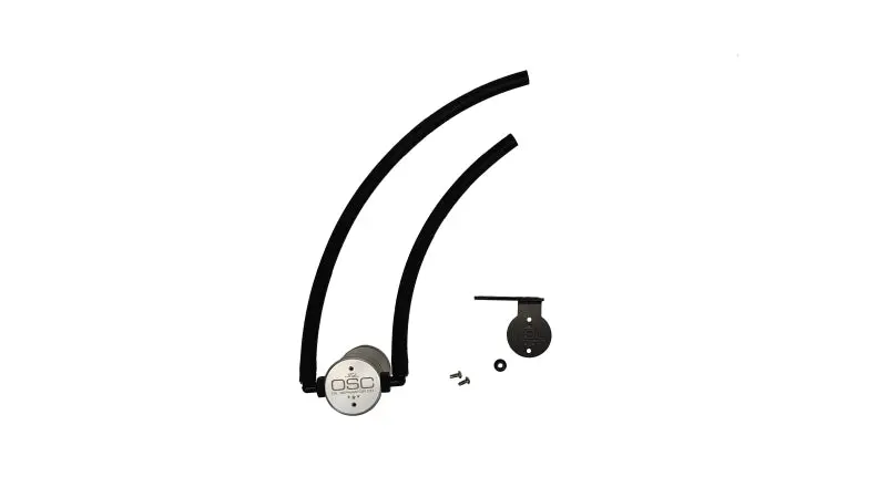 J&L 22-25 Nissan Pathfinder / 22-24 Infiniti Qx60 3.5L Pcv Side Oil Separator 3.0 - Clear Anodized 1
