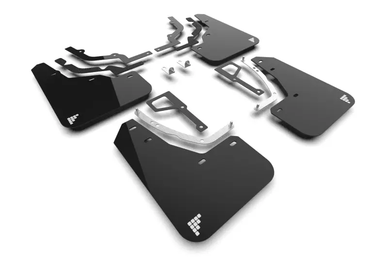 Rally Armor 2025 Hyundai Ioniq 5 N Black Ur Mud Flap Silver Battery Logo 1