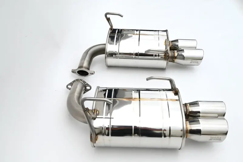 Invidia 22+ Subaru Wrx Q300 3.5In. Rolled Dual Wall S.S Tip Axle-Back Exhaust 1